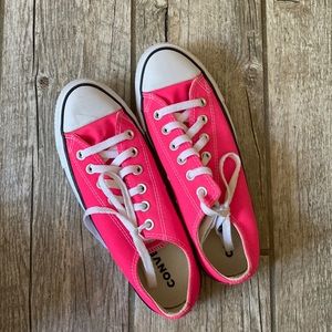 Neon Pink Converse